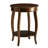 Walnut Side Table With Bottom Shelf For Decorative Storage Wood Stylish Design