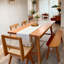 Table de salle à manger moderne Modern Burlywood-2077776147