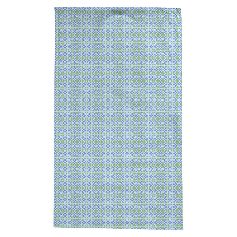 Leffel Diamonds Tablecloth, Blue Pastel