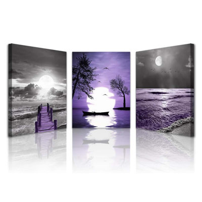 3 Piece Wrapped Canvas Wall Art