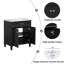 Meuble-lavabo de 30 pouces avec lavabo en céramique-11197267-11197265