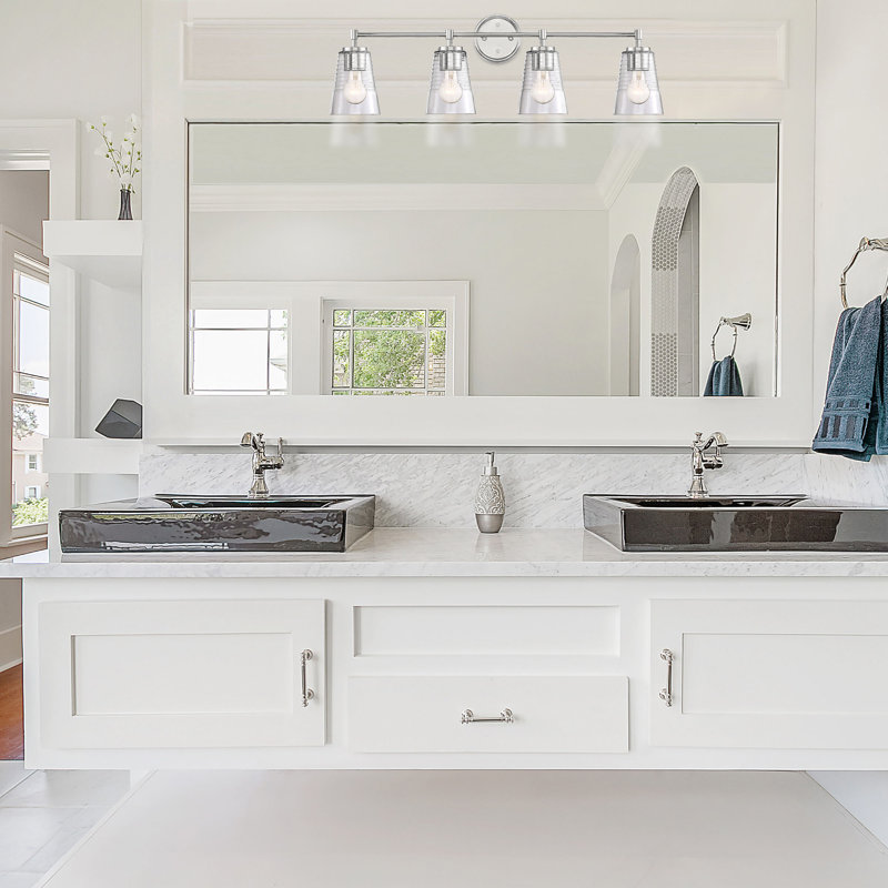 Archiebald 4 - Light Dimmable Vanity Light, Polished Nickel