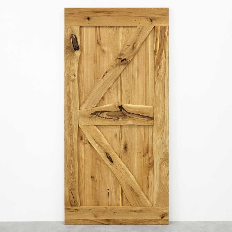 Foresta Solid Barn Door Prefinished, Natural Oil, 90cm x 210cm