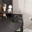 Ensemble de coiffeuse de coin avec tabouret et miroir, grande coiffeuse avec rangement, ensemble de coiffeuse de maquillage pour petit espace de chambre-1741200725