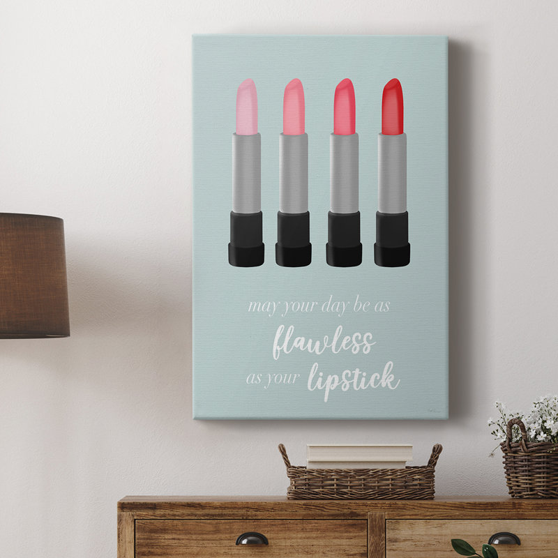 Rouge à lèvres impeccable - galerie Cavas sur mesure, H 27 po x l 18 po