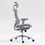 Chaise de bureau haut dossier en filet: 8360HW-GR