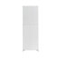 Grand garde-manger blanc de 67 po avec portes en verre, tiroirs et tablettes réglables - grande armoire de rangement pour la salle à manger et la salle de bain