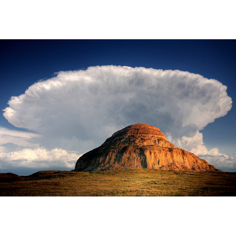 Castle Butte by Bobloblaw - Wrapped Canvas Print, 30cm H x 46cm W