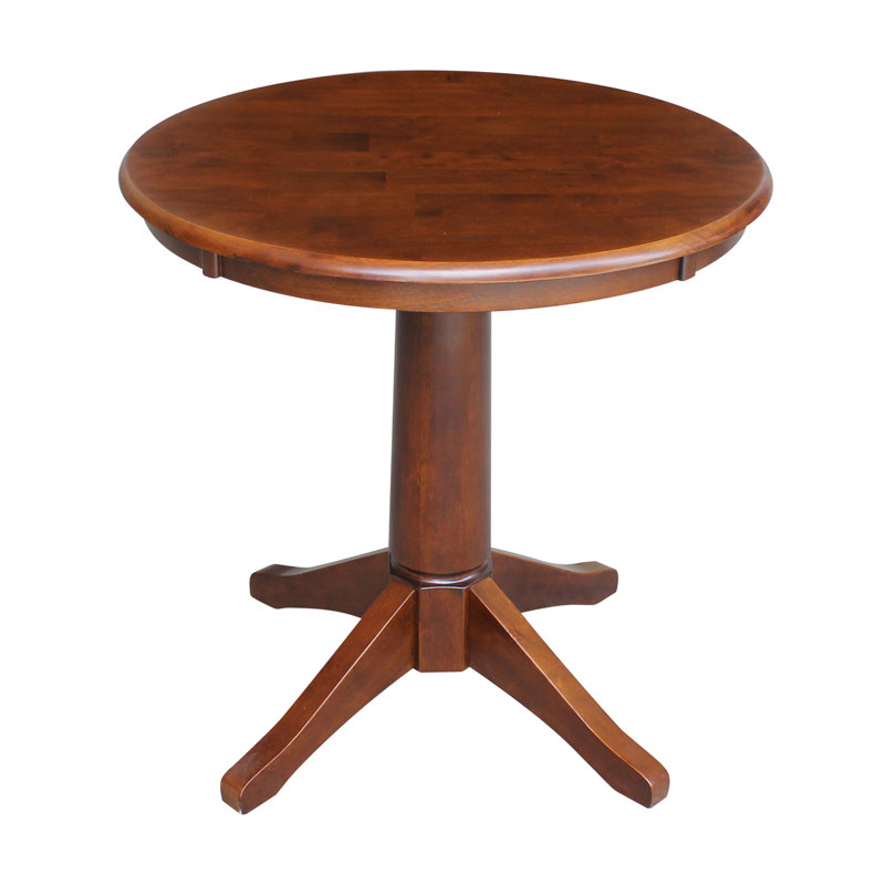 Table de salle à manger Imilia, Espresso, H 29,9 po x L 30 po x l 30 po