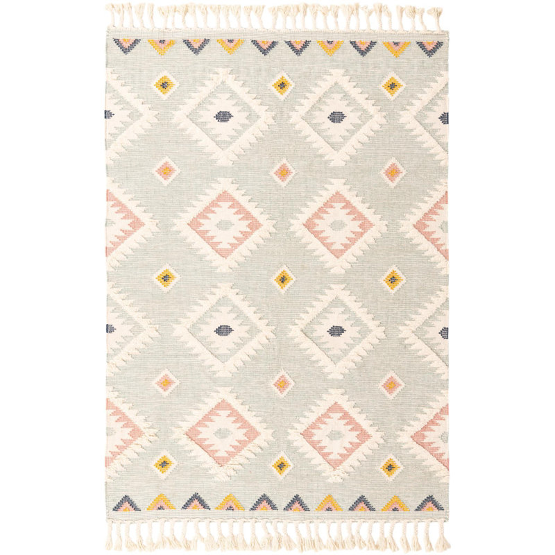 Annunciata Wool Moroccan Indoor Rug, Rectangle 7'1" x 10'