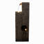 Fontaine en cascade texturée en bois 34 "pour l'intérieur et l'extérieur