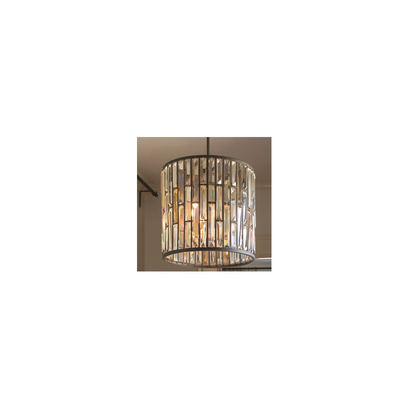 Ernberg 3 - Light Drum Pendant, Vintage Bronze