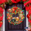 Porte-couronne de Noël pour chiot