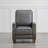 Bracking Upholstered Manual Push Back Recliner-1517759802