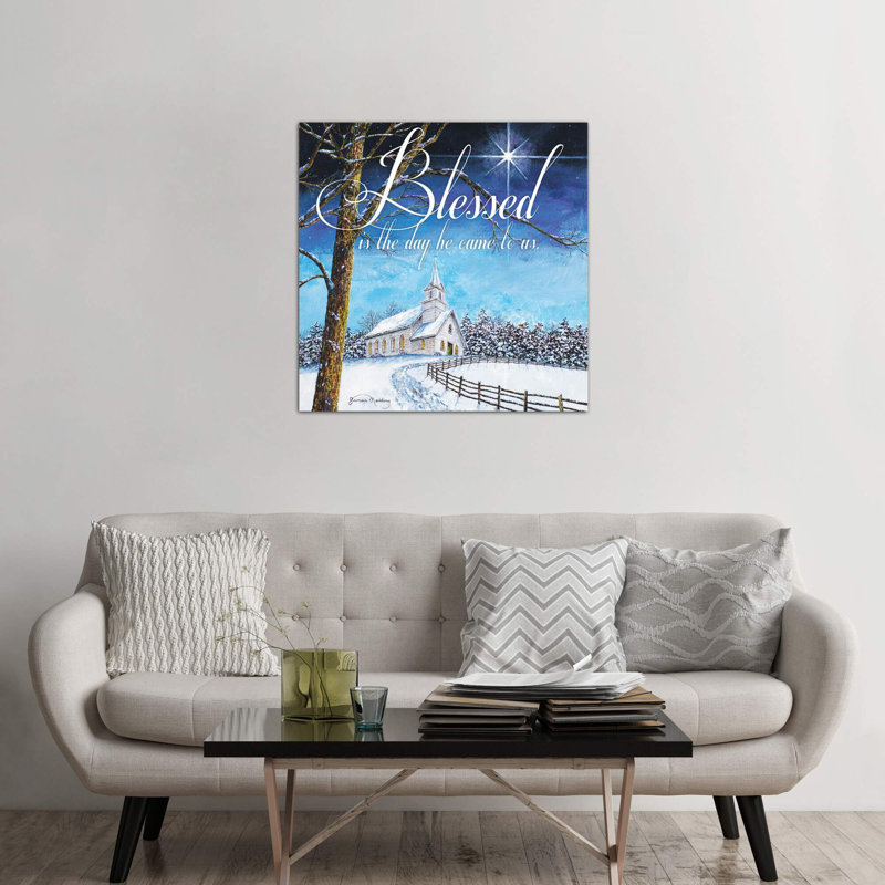 Blessed Church by James Redding - Wrapped Canvas Print, 93.98 cm H x 93.98 cm W x 1.91 cm D