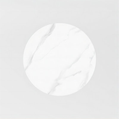 Demileigh Glossy Sintered Stone Lazy Susan (Table Not Included)