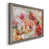 Toile avec cadre gris