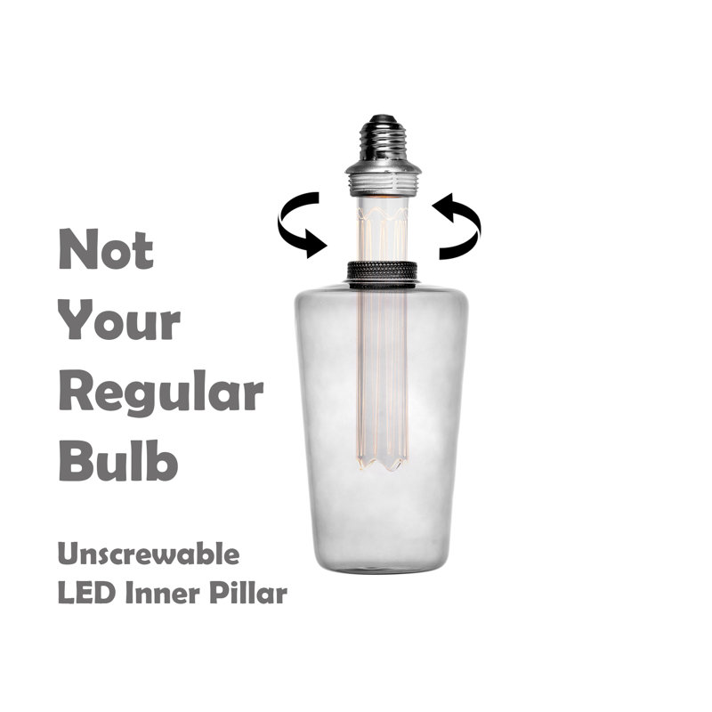 4 Watt (40 Watt Equivalent), LED Dimmable Light Bulb, Warm White (2200K) E26/Medium (Standard) Base