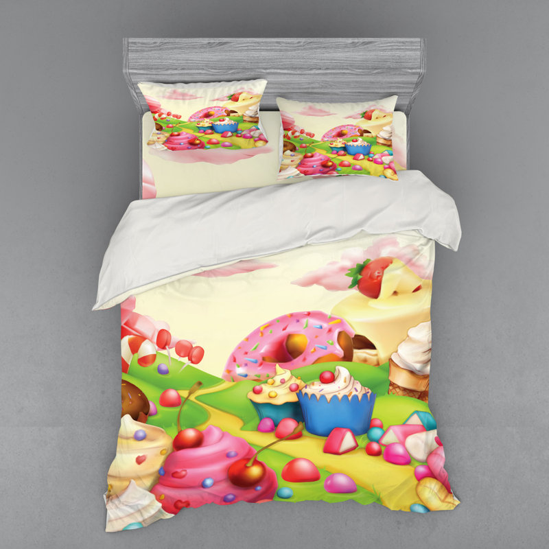 Ensemble de housse de couette, Housse de couette grand + 3 pièces supplémentair