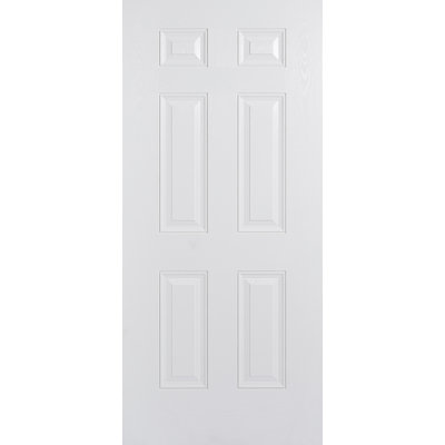 GRP Colonial Black External Door