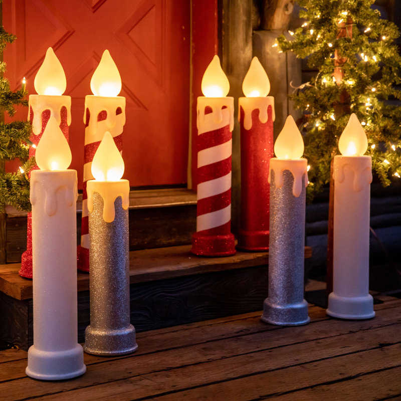 24" Blow Mold Candles - Ivory