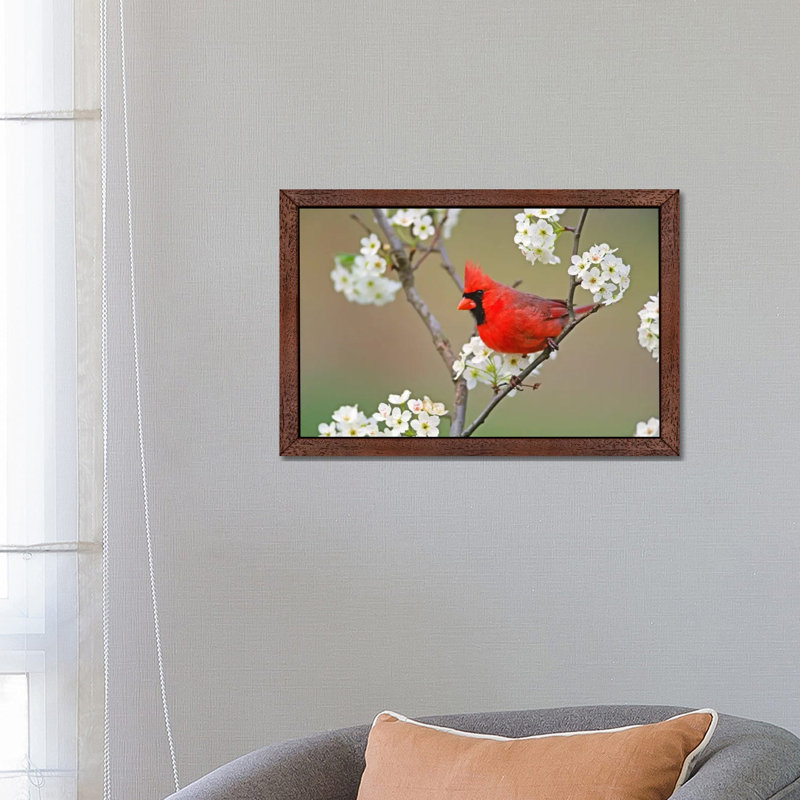 1 Piece Wall Art on Canvas, 66.04 cm H x 45.72 cm W, Brown Framed