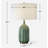 Mercer41 Gariella Green Table Lamp