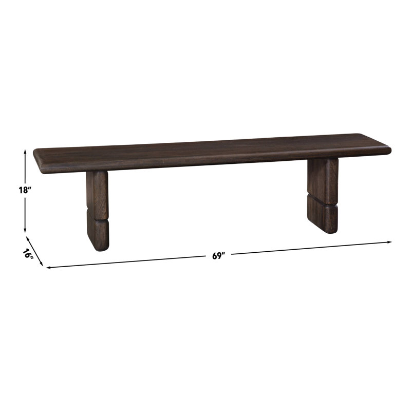 Ensemble de salle à manger en bois massif Norvell