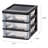 3 Drawer Stackable Drawer