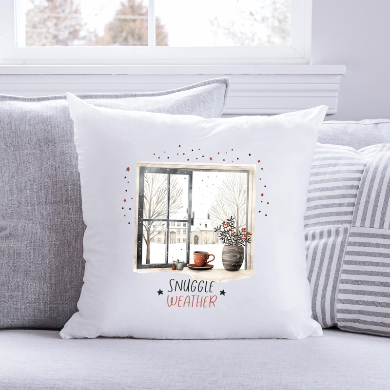 05_CozyChristmas Reversible Throw Pillow, 20" x 20"