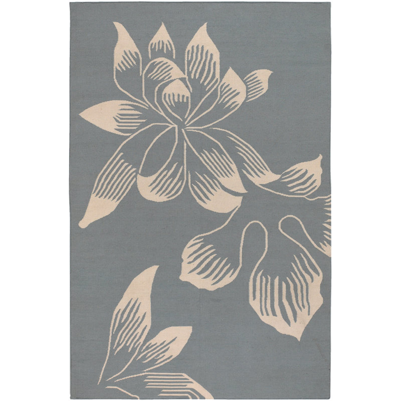 Wool Floral Indoor Rug, 2' x 3'