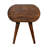 Chestnut Circular Nightstand