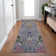 Machine Washable Indoor/Outdoor Xhevrie Gray Rug