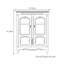 Vitrine élégante à double porte de style français