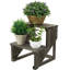 Petit support pour plante en bois à 2 niveaux 13 po Seth