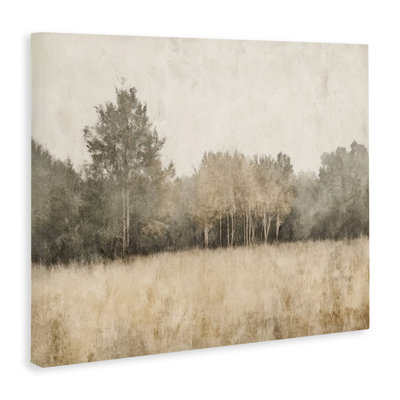 Woodland Watercolors in Neutrals Canvas, design by Mona Grace
