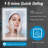 LED Bathroom Mirror With Lights Wall Vanity LED Mirror Stepless Dimmable, Double Front And Backlight, Anti-Fog, Memory Smart Mirror For Bathroom