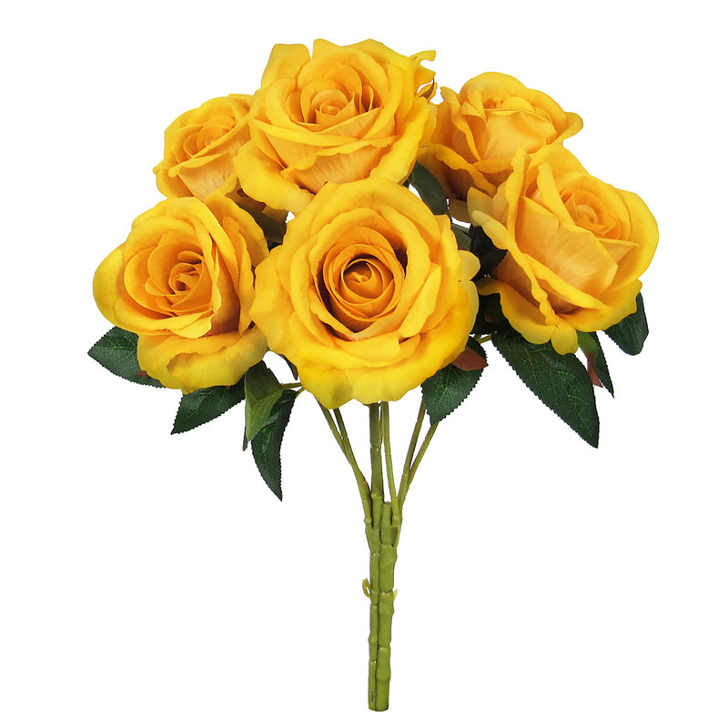 Velours rosier, Jaune
