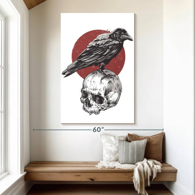 Crâne japonais Hitzel, H 51 po x l 34 po