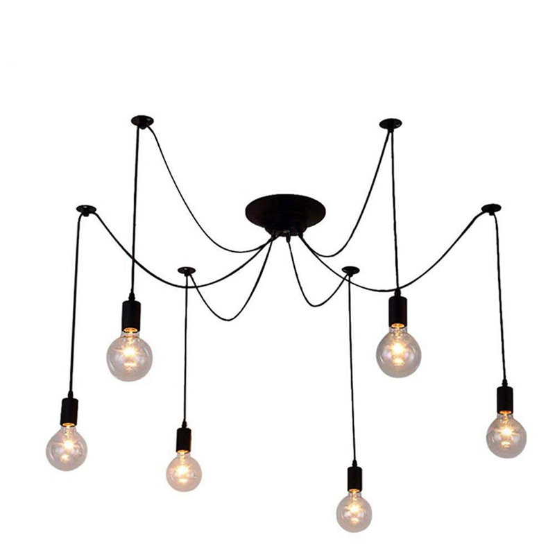 Luminaire suspendu en pot à 6 lumières Goode