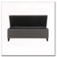 Banc de rangement en lin capitonné-683682703