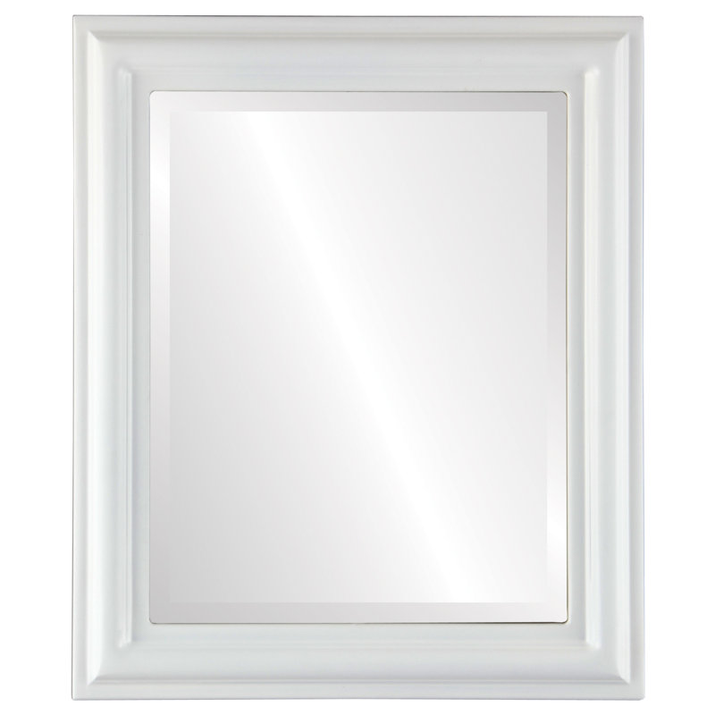 Wivenhoe Wood Frame Rectangle Wall Mirror, 39" H x 27" W