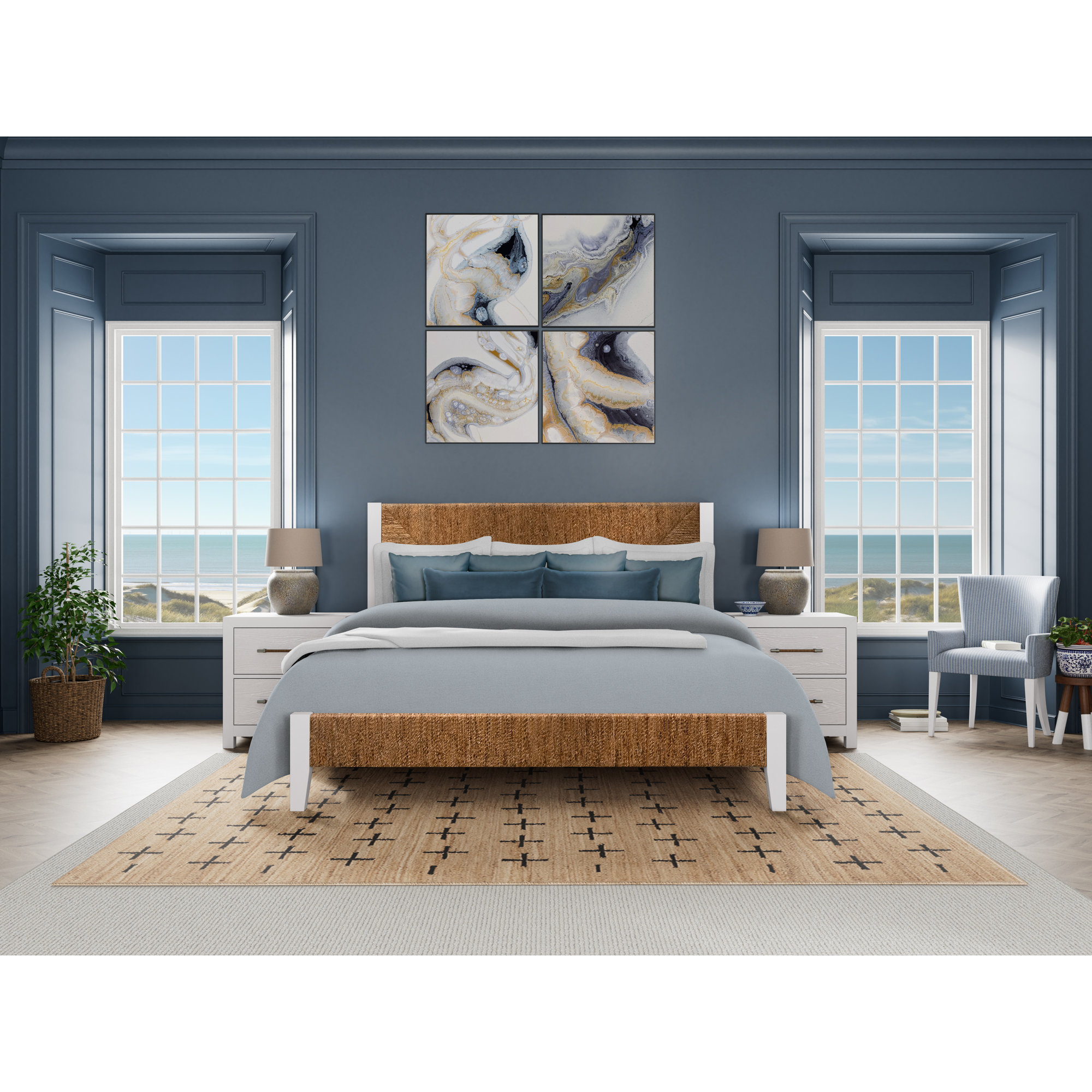 Lana Woven Bed, Queen