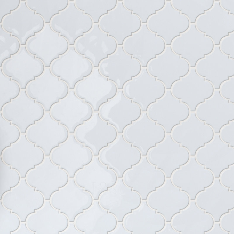 Carreau de mosaïque auto-adhésif en métal 11 po x 12 po Marrakesh