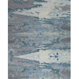 Contemporary Wool Abstract Area Rug