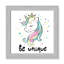 «Be Unique», impression sur papier licorne-47848659-47848670