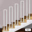 U-Shaped Metal White Stair Handrail-107613094