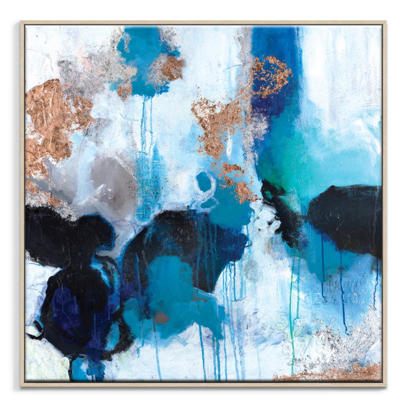 Mojo Risen by Julie Ahmad - Painting on Canvas, 41cm H x 41cm W, Timber