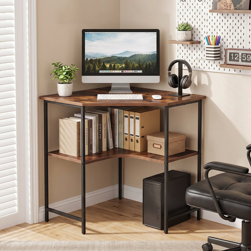  Table de bout triangulaire Jaycub, Brown