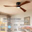 52 In. 3-blade Smart Indoor Flush Mount Ceiling Fan With Remote Control, Noiseless Reversible Dc Motor, Dimmable Led Light-20869164-20869167
